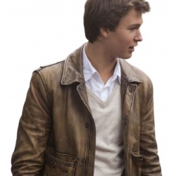The Fault in Our Stars (Gus) Ansel Elgort Leather Jacket